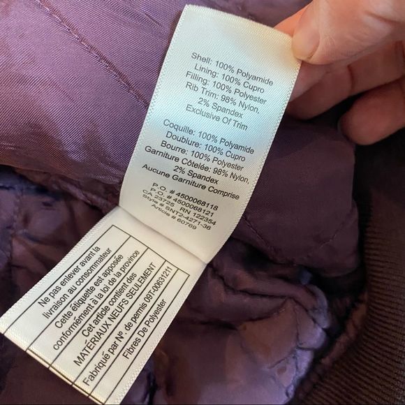 Aritzia Talula Plum Whitby Quilted Bomber Jacket - Picture 14 of 14